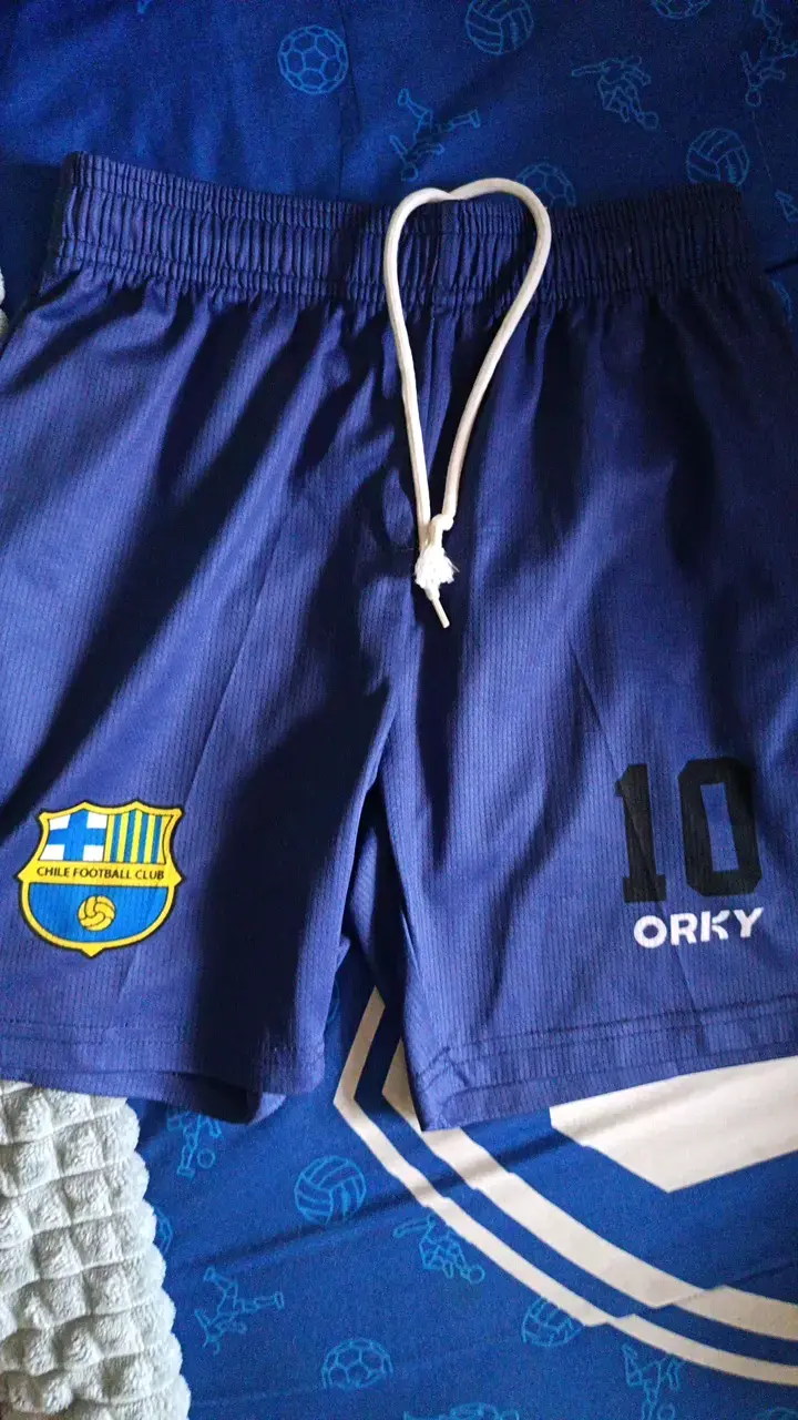 Short deportivo azul Chile Football Club T8