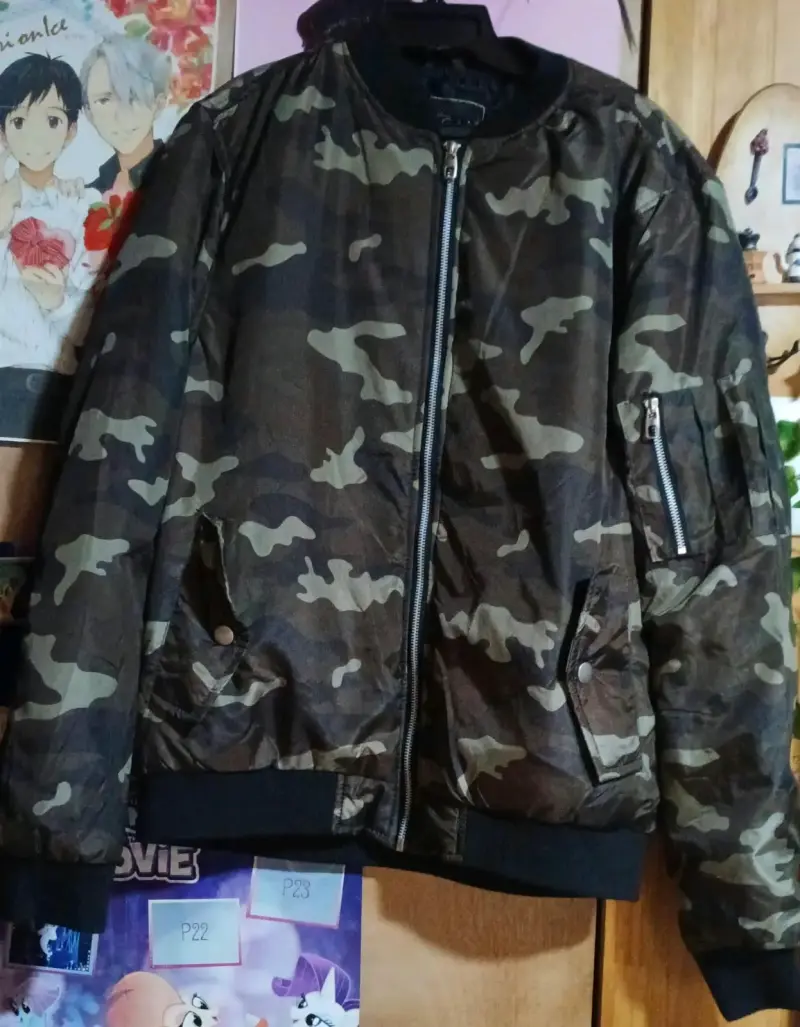 Chaqueta bomber camuflaje para hombre - 1