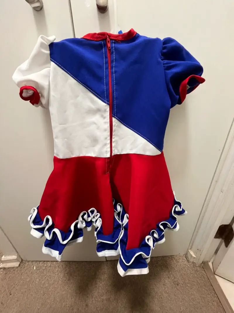 Disfraz de huasa chilena para niña con accesorios - 2