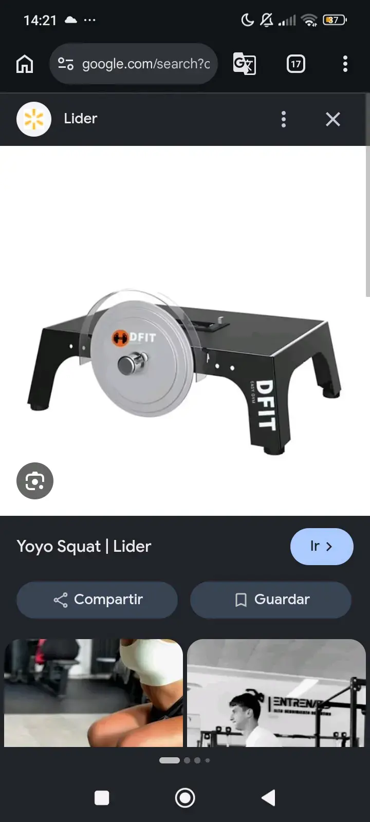 Máquina de Ejercicio Yoyo Squat DFit - 1