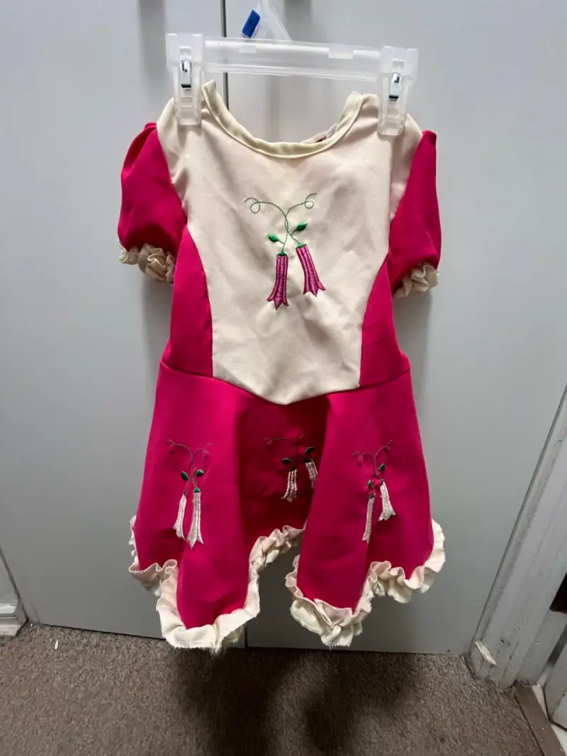 Disfraz de huasa chilena para niña con accesorios - 3