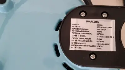 Waflera Recco azul compacta - miniatura 4