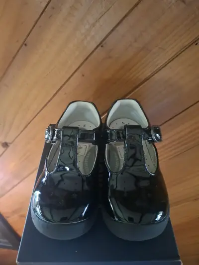 Zapatos de charol para niña Etapas negros - miniatura 1