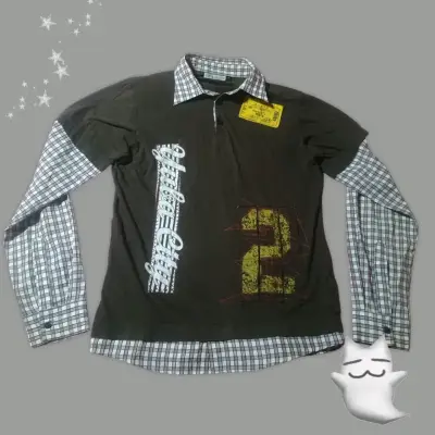 Polera manga larga con diseño urbano Clockhouse - miniatura 1