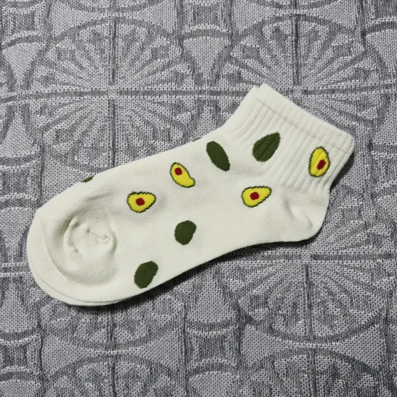 Calcetines cortos con diseño de palta - 6