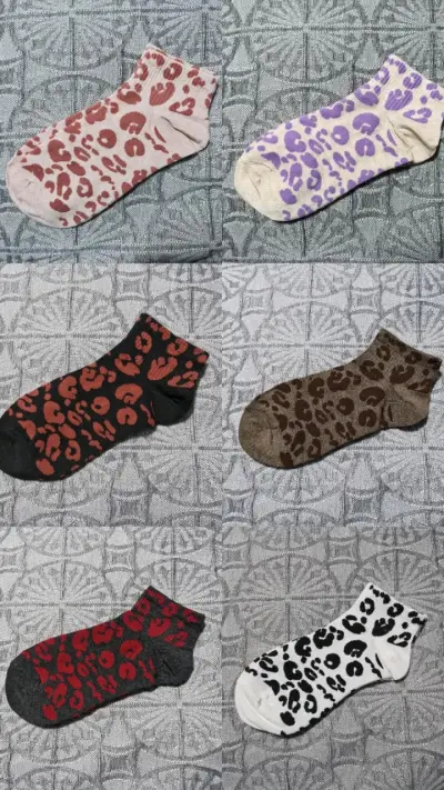 Calcetines cortos animal print - miniatura 1
