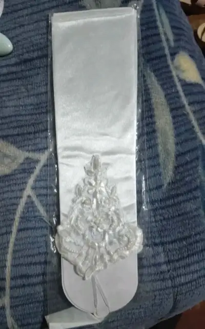 Vestido de novia encaje blanco elegante - miniatura 5