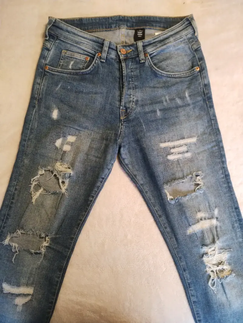 Jeans de Mujer Rasgados Azul - 5