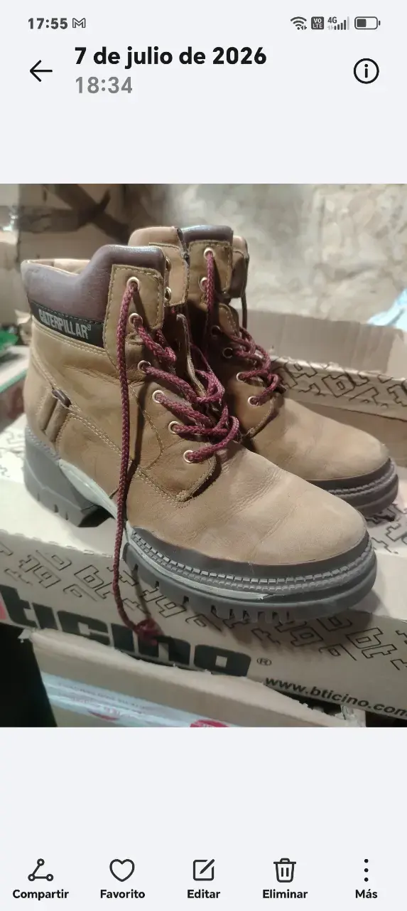 Botas Caterpillar de cuero para mujer - 1