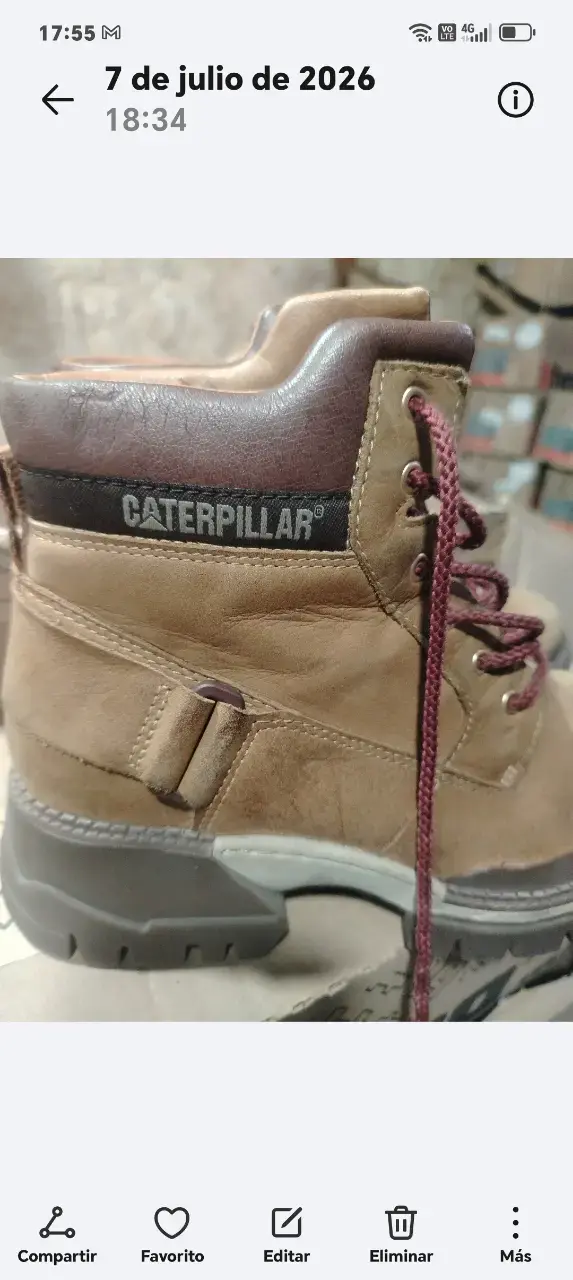 Botas Caterpillar de cuero para mujer - 2