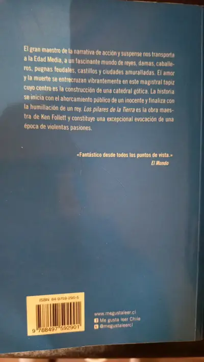 Libro Los Pilares de la Tierra Ken Follett - miniatura 3