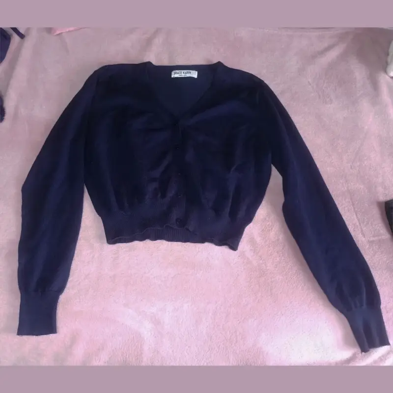 Cardigan azul marino de mujer Grace Karin - 1