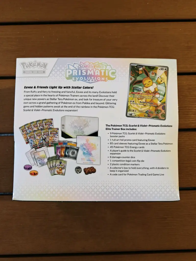 ETB Pokemon Prismatic Evolutions -Ingles - 3