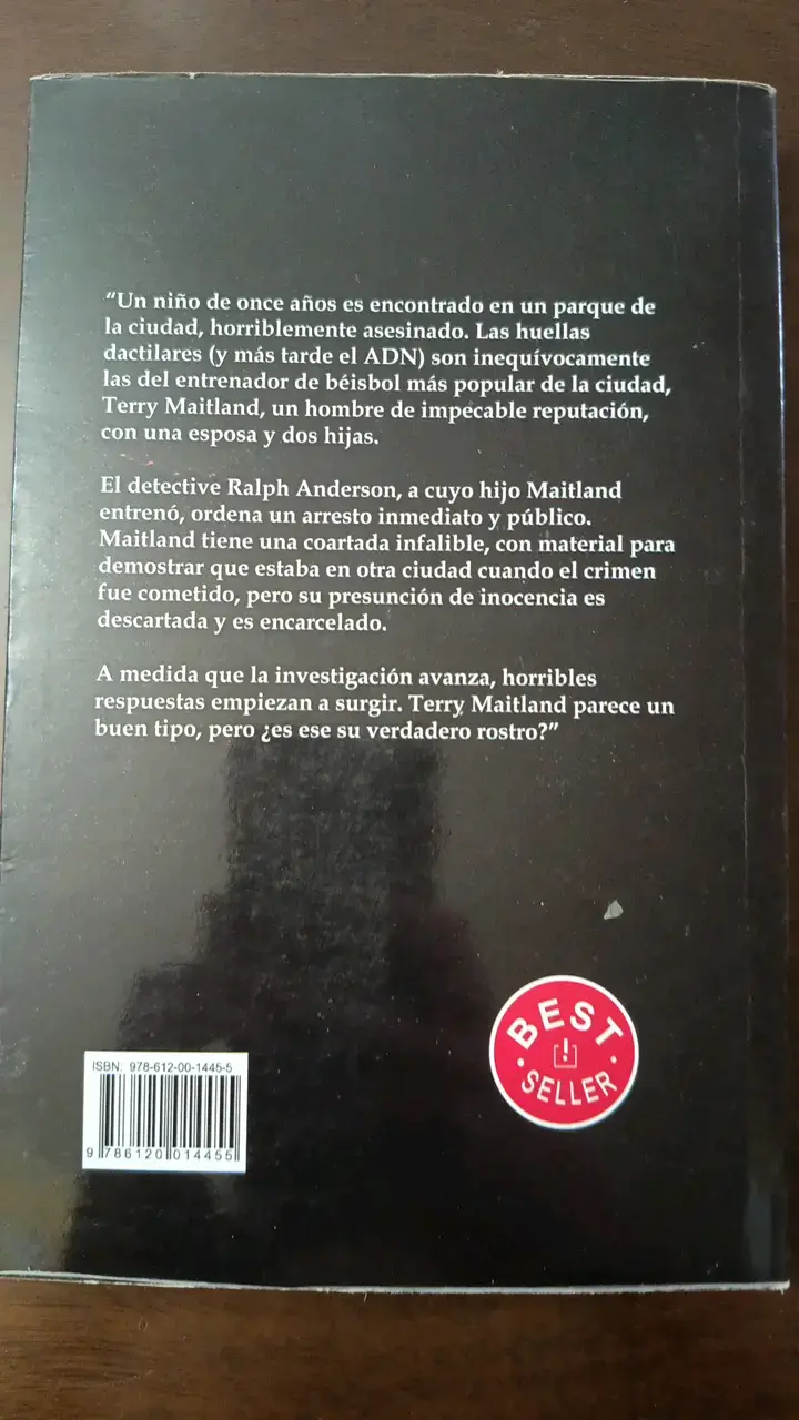 Libro 'El Visitante' de Stephen King - 2