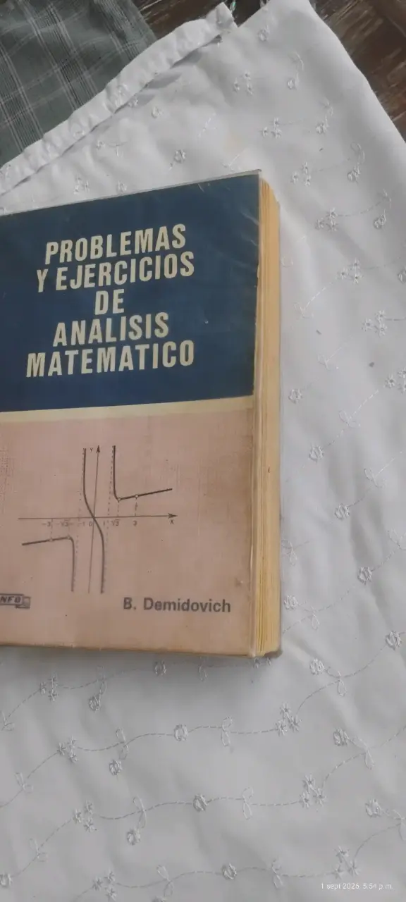 Libro Problemas y Ejercicios de Análisis Matemático B. Demidovich - 2