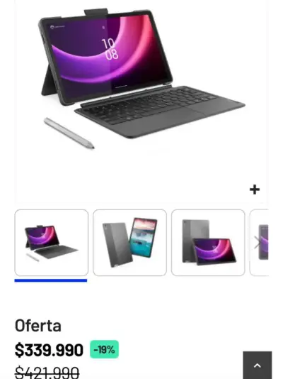 Tablet Lenovo con Teclado y Lápiz - miniatura 3