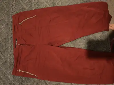 Pantalones Basement para mujer en amarillo y rojo - miniatura 2
