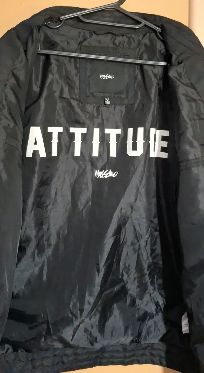 Chaqueta negra Mossimo Attitude para hombre - 4