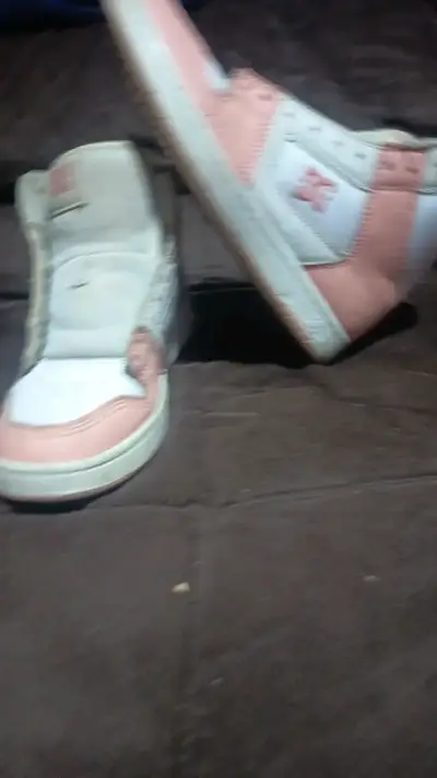 Zapatillas DC Manteca Hi Mujer Rosadas - miniatura 1