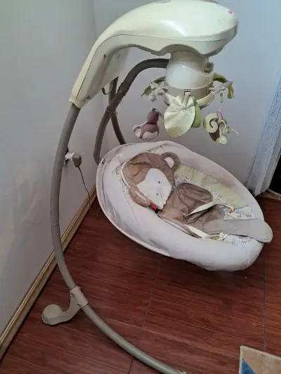 Columpio para bebé Fisher-Price con diseño de mono - miniatura 2