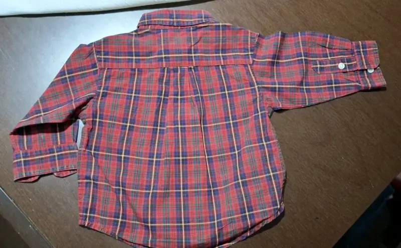 Camisa de niño a cuadros Ralph Lauren 9M - 4