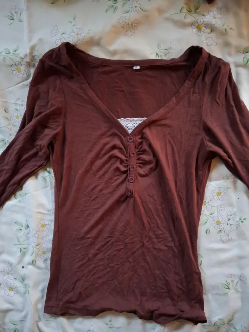 Conjunto de blusas tonos marrones - 1