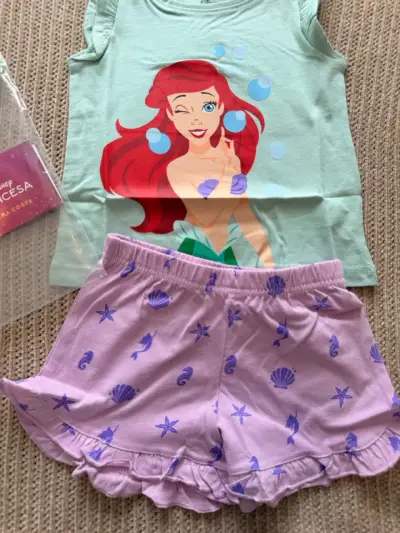Pijama infantil Disney Princesa Ariel - miniatura 3