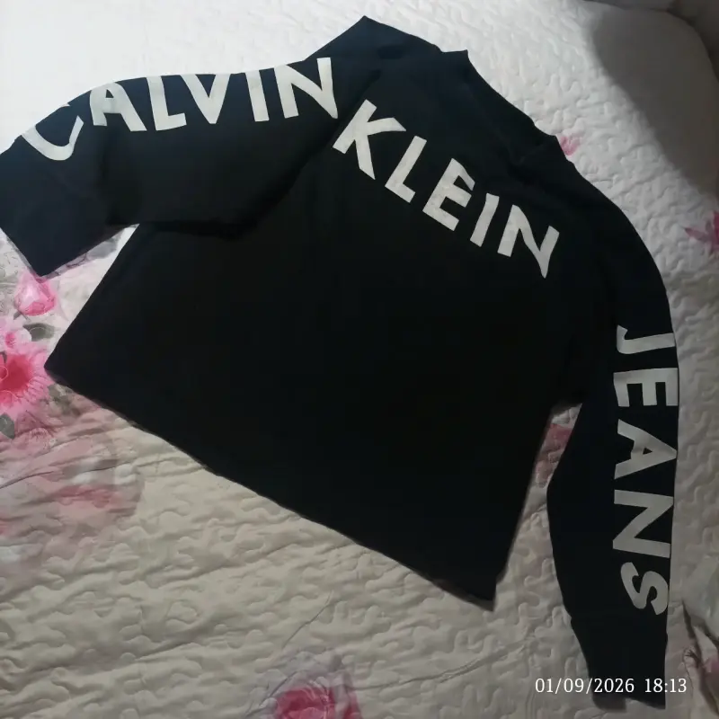 Polerón negro Calvin Klein Jeans para hombre - 2