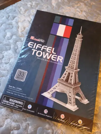 Rompecabezas 3D Torre Eiffel CubicFun - miniatura 2
