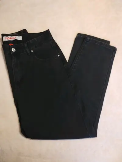 Jeans negros mujer Fiorucci talla 40 - miniatura 3