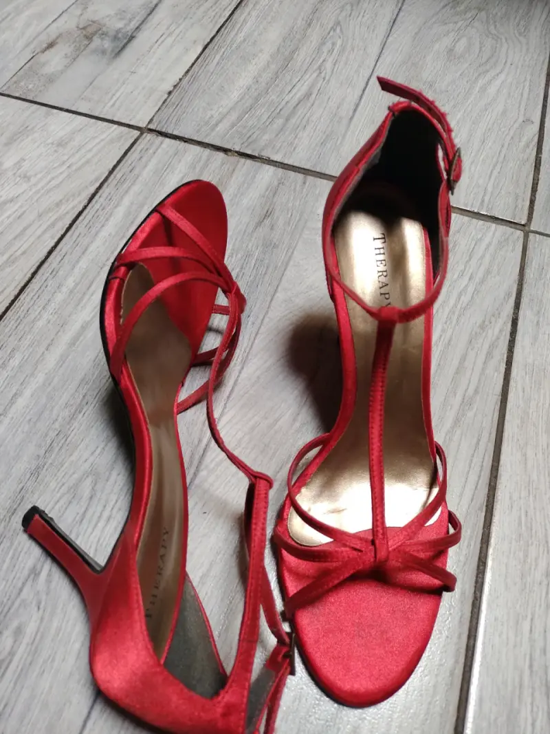 Sandalias de tacón rojo Therapy talla 38 - 1