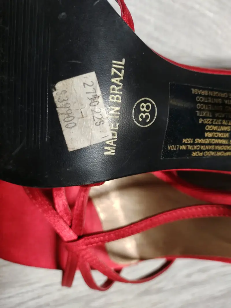 Sandalias de tacón rojo Therapy talla 38 - 2
