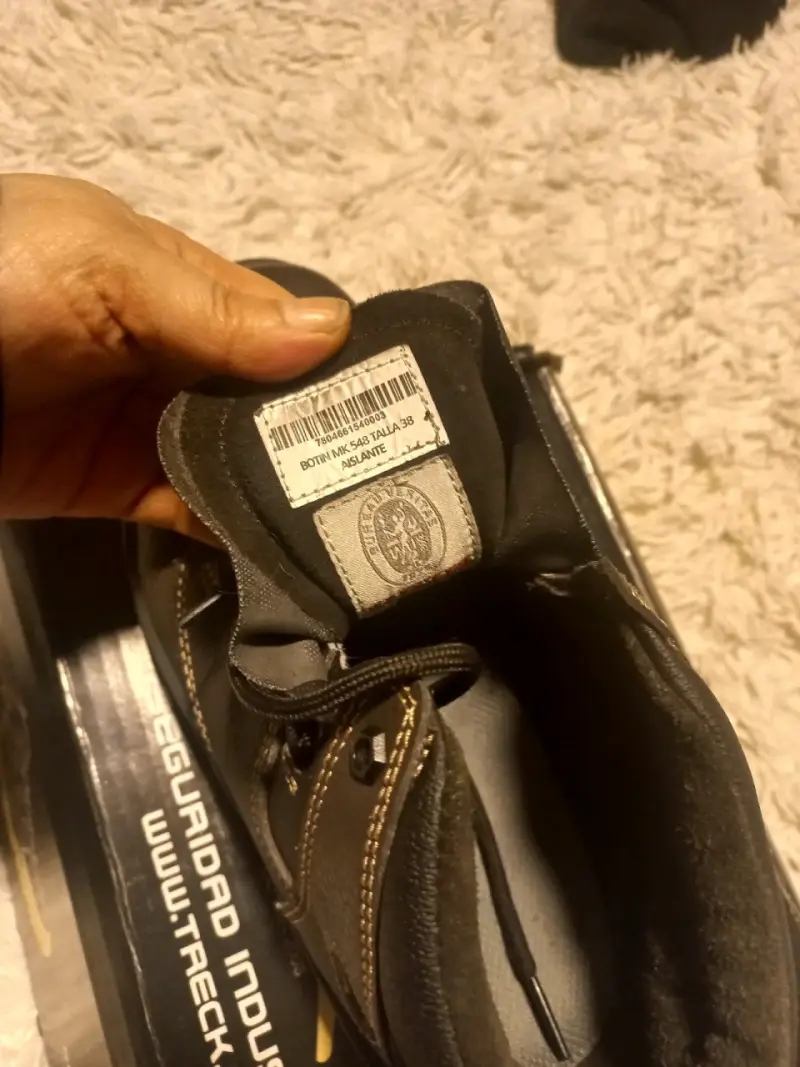Botas de seguridad Treck negras con puntera reforzada - 2
