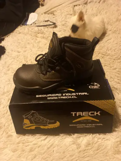 Botas de seguridad Treck negras con puntera reforzada - miniatura 4