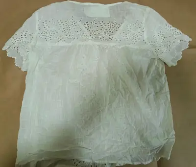 Blusa blanca  MNG (Talla M) - miniatura 2