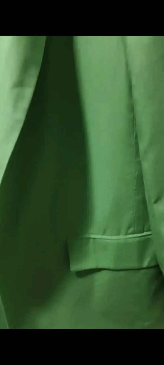 Blazer verde elegante Zara para mujer - 3