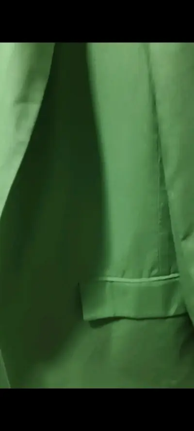 Blazer verde elegante Zara para mujer - miniatura 3