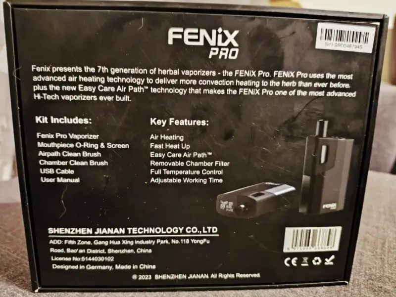 Vaporizador de Hierbas Fenix Pro 7ma Generación - 3