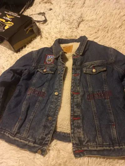Chaqueta de mezclilla con forro de lana Creeper - miniatura 1