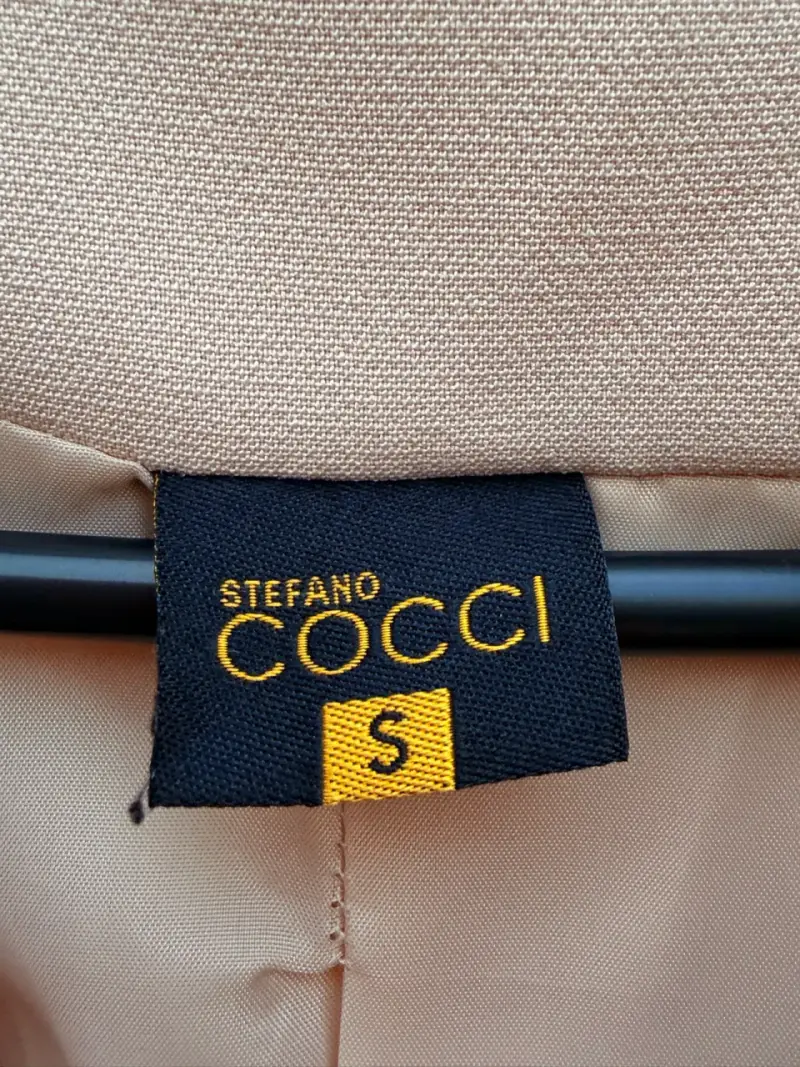 Blazer beige con botones dorados Stefano Cocci - 3