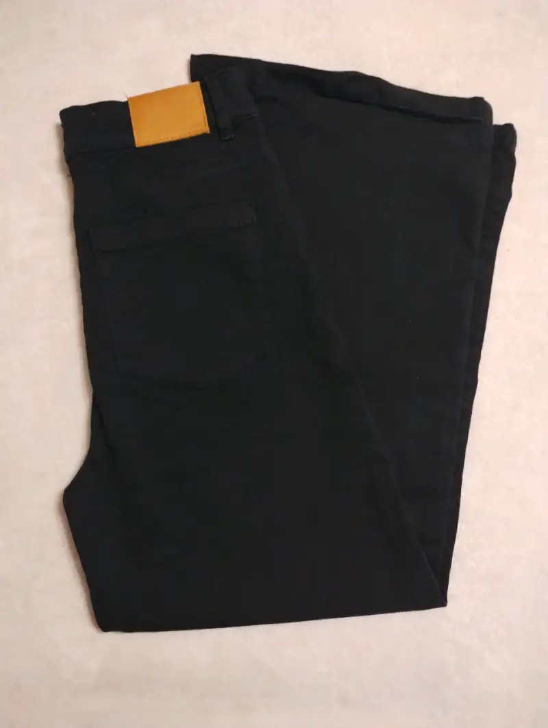 Pantalones anchos negros de mujer talla 30 - 3