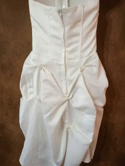 Vestido de Primera Comunión para Niña Blanco - miniatura 3