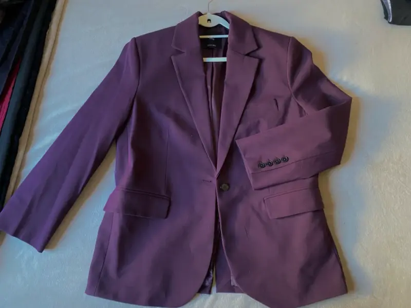 Blazer morado para mujer MNG en buen estado - 1