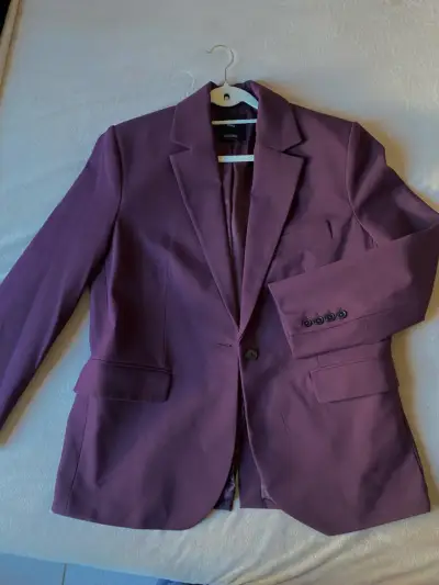 Blazer morado para mujer MNG en buen estado - miniatura 2