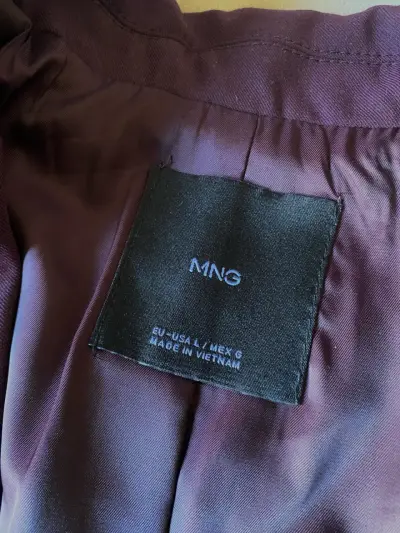 Blazer morado para mujer MNG en buen estado - miniatura 4