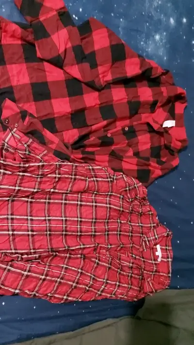 Blusas a cuadros rojas para mujer - miniatura 1
