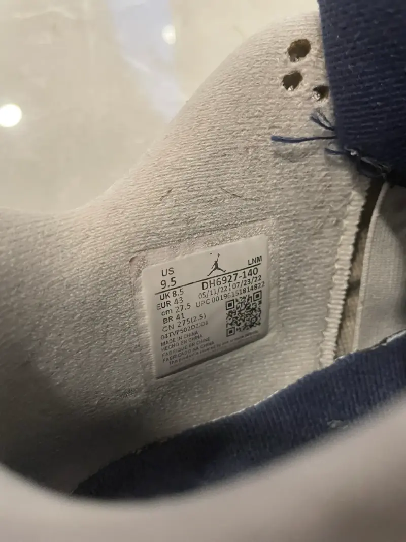 Jordan 4 Retro midnight Navy Og 9.5 - 6