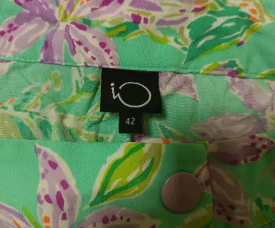 Shorts florales verdes  talla 42 - miniatura 4
