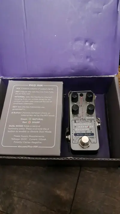 Pedal de Efecto EHX Intelligent Harmony Machine - miniatura 2