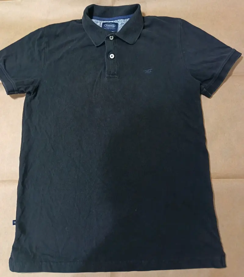 Polera Polo Negra Ferouch Talla S - 2